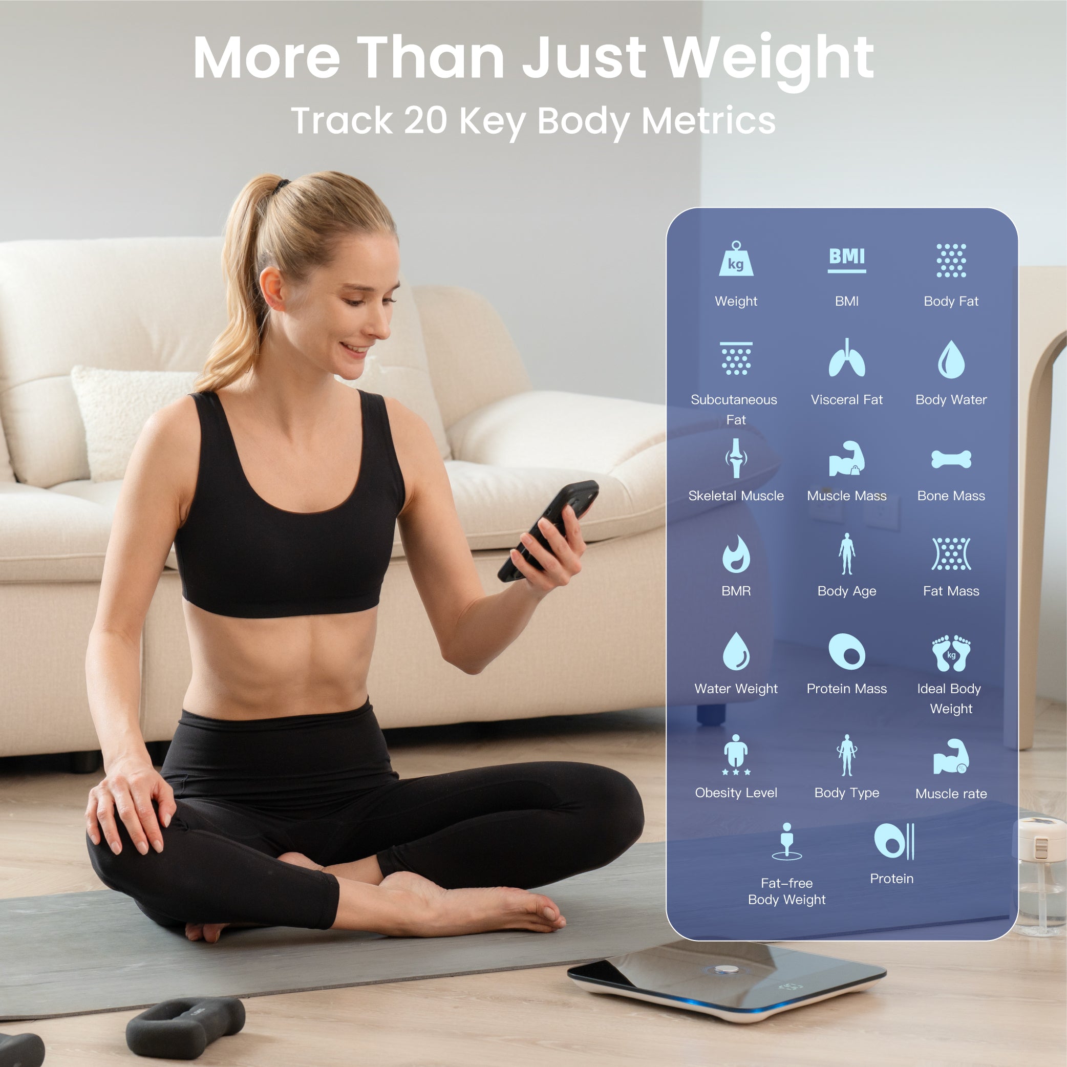 Alcedo Smart Scale – Black