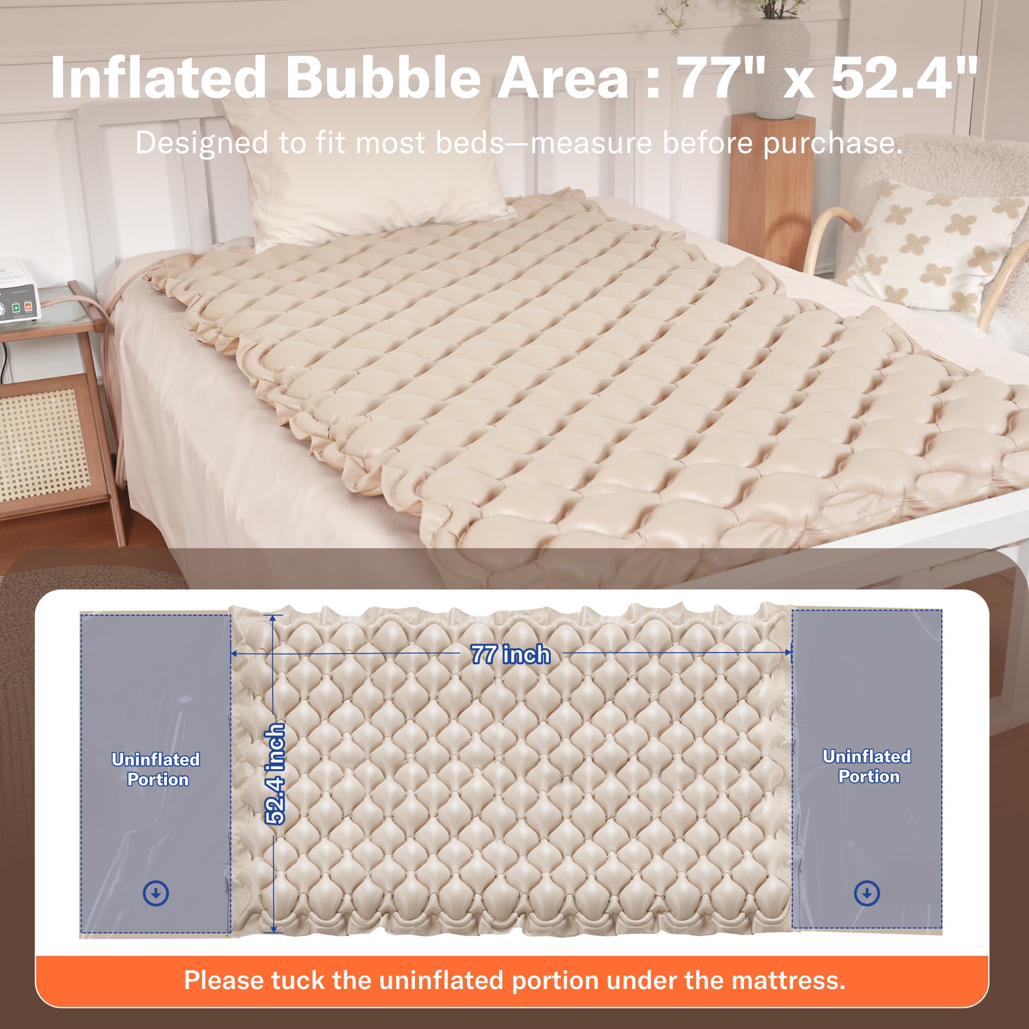Alcedo Alternating Pressure Mattress with Static Mode Queen Size