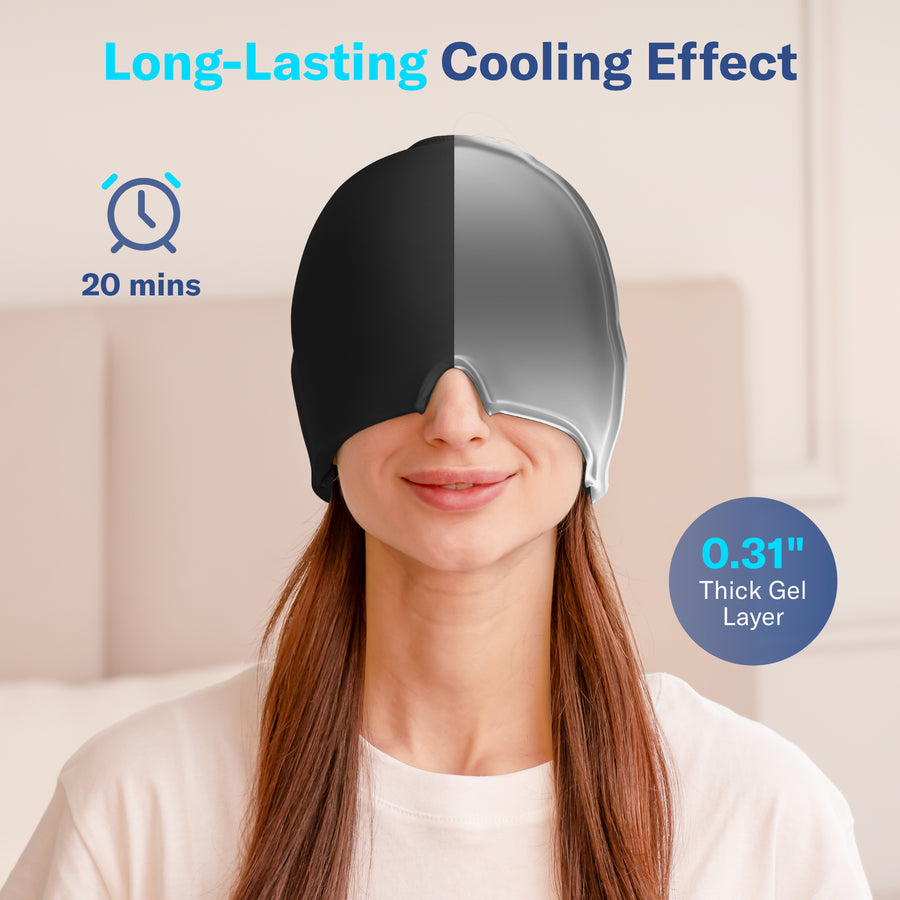 Alcedo Migraine Relief Cap - Black