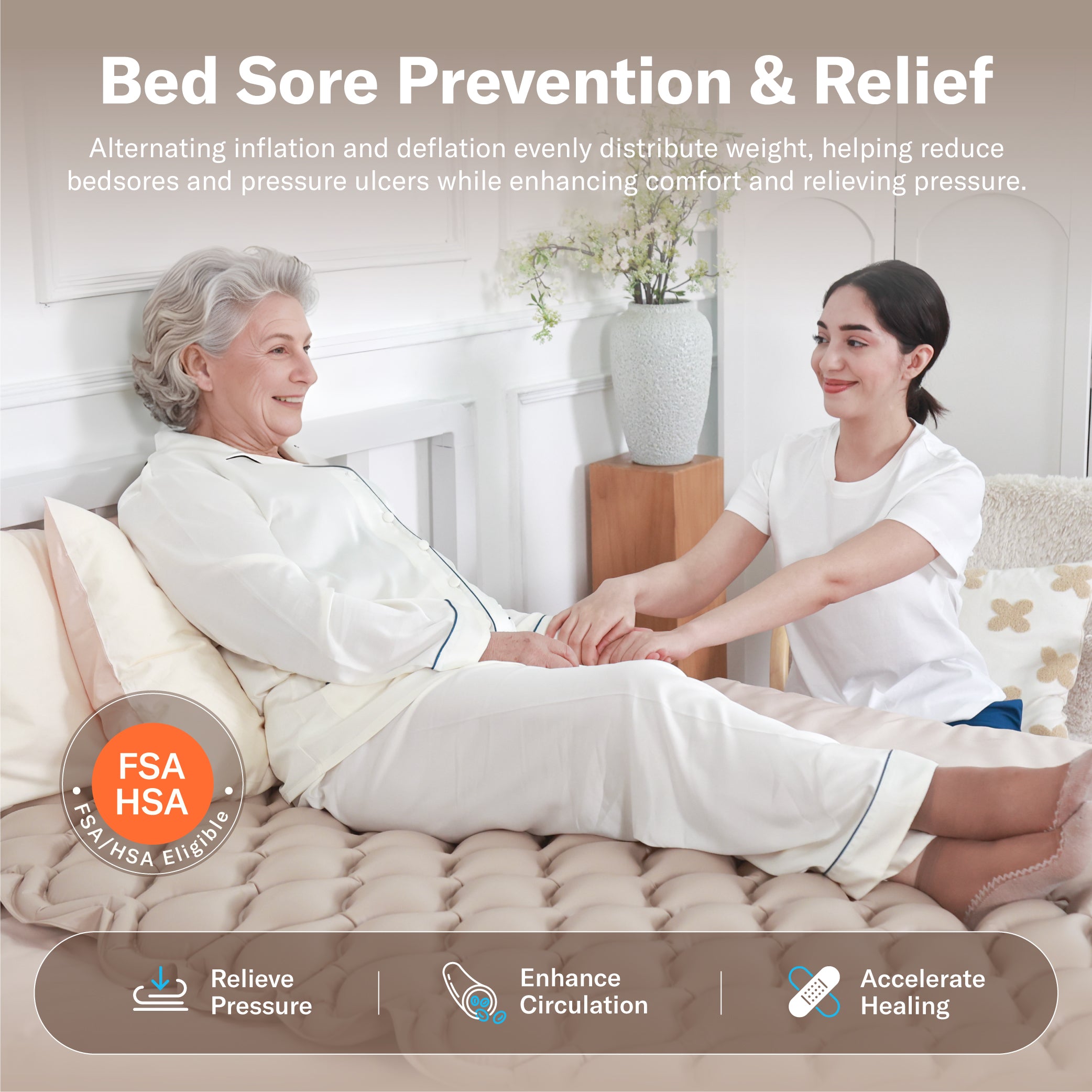 Alcedo Alternating Pressure Mattress with Static Mode