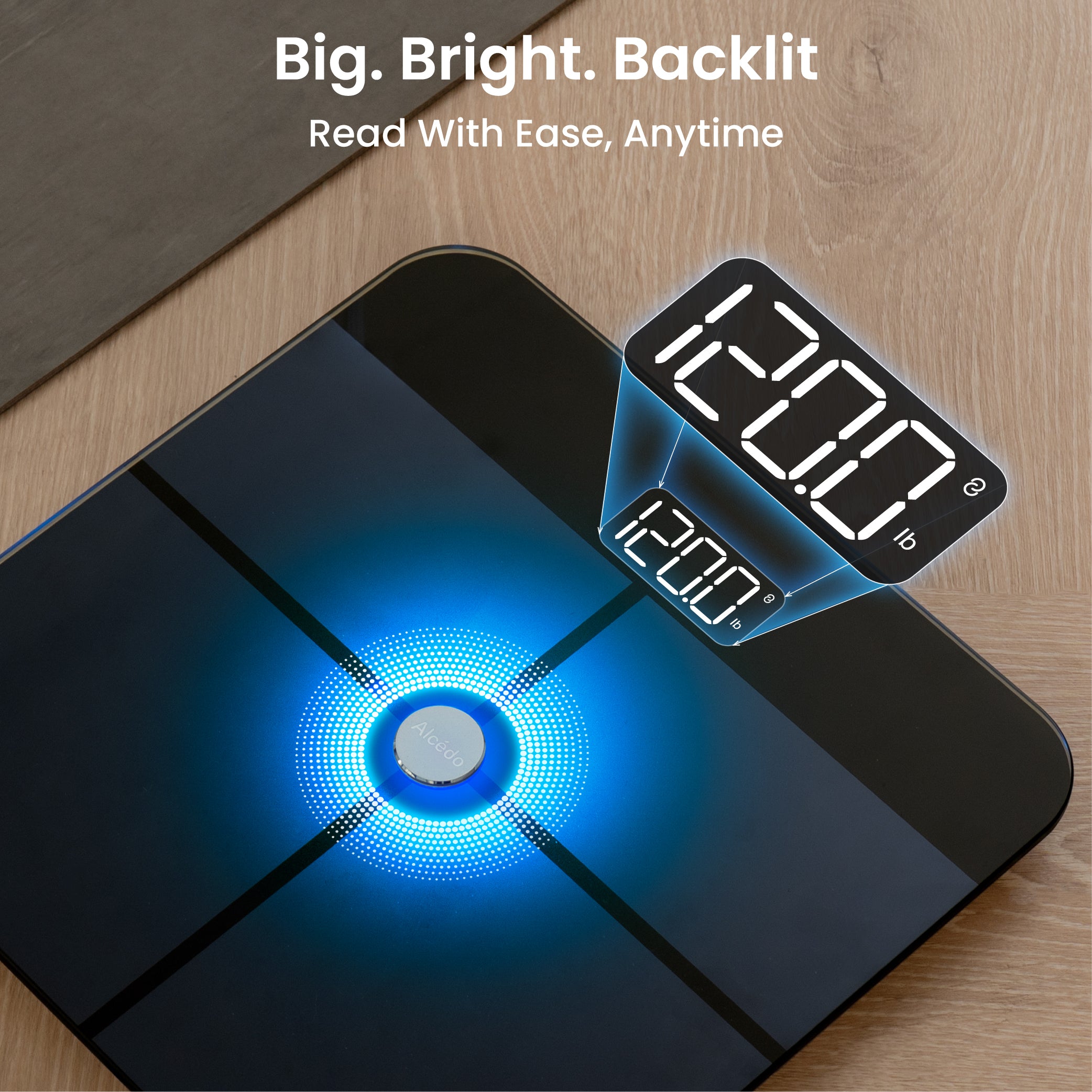 Alcedo Smart Scale – Black