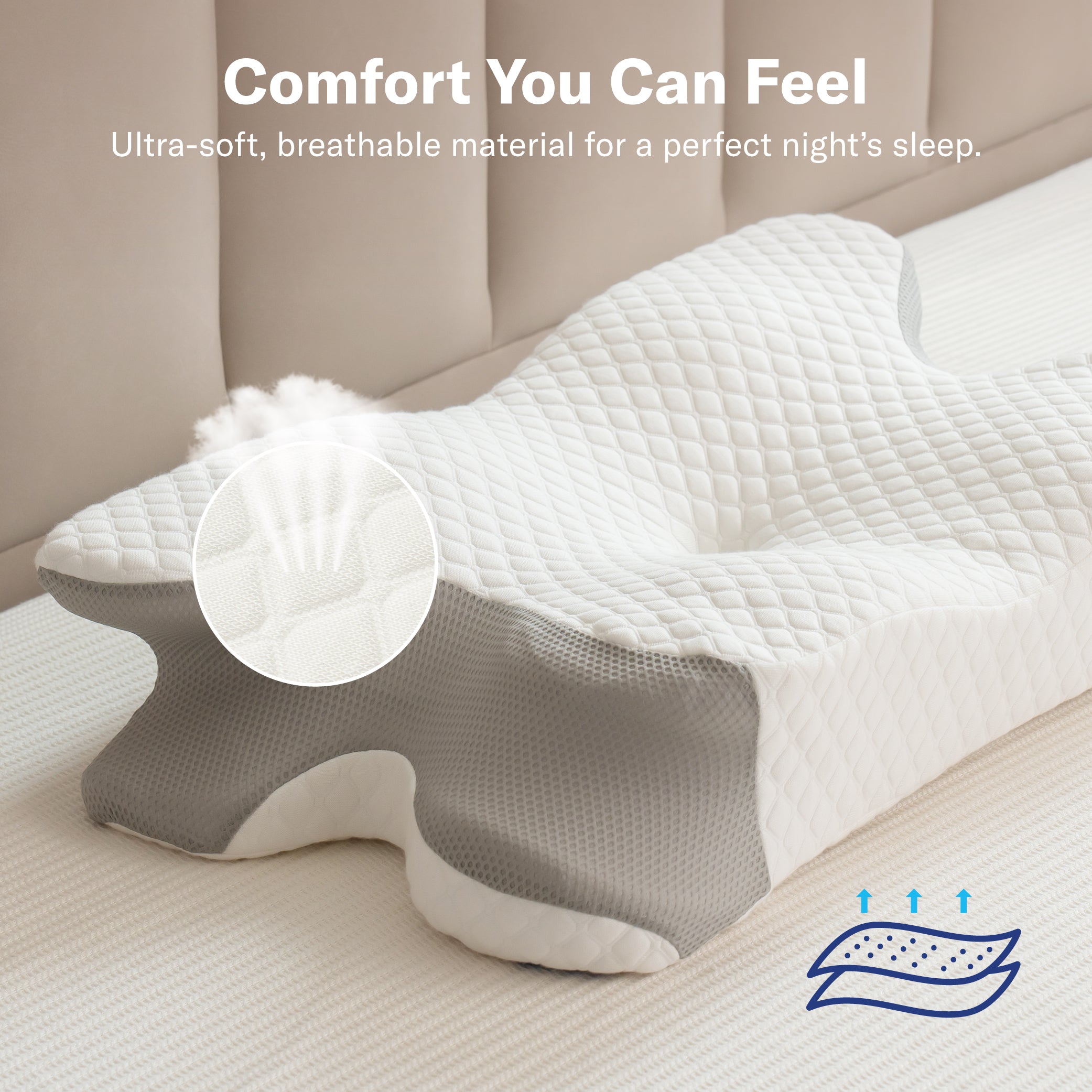 Alcedo Cervical Pillow for Neck Support