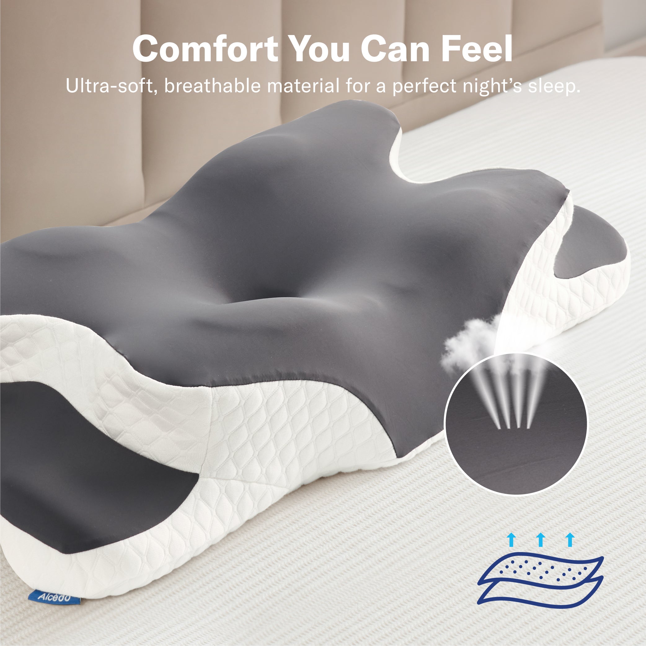 Alcedo Cervical Pillow for Neck Support