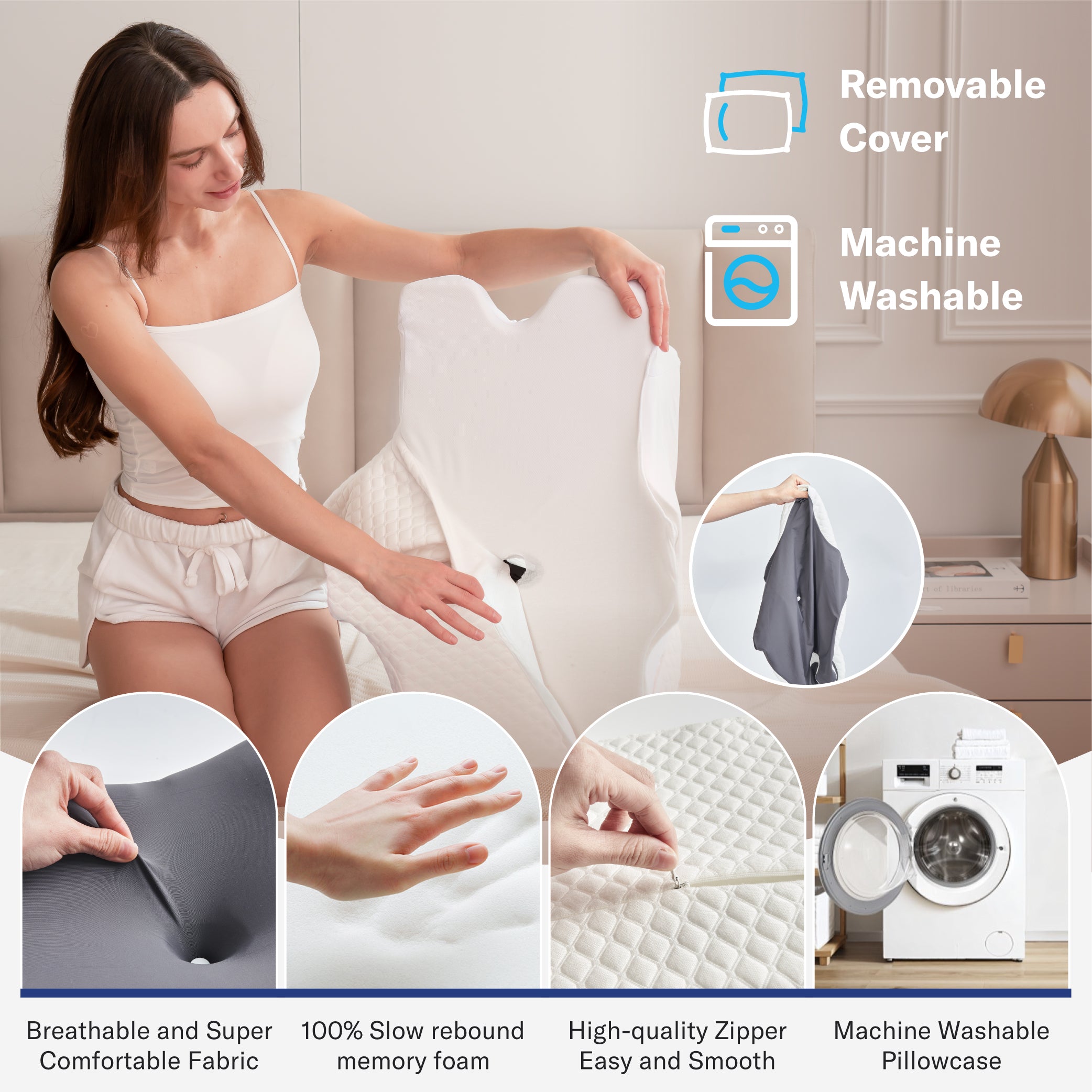 Alcedo Cervical Pillow for Neck Support