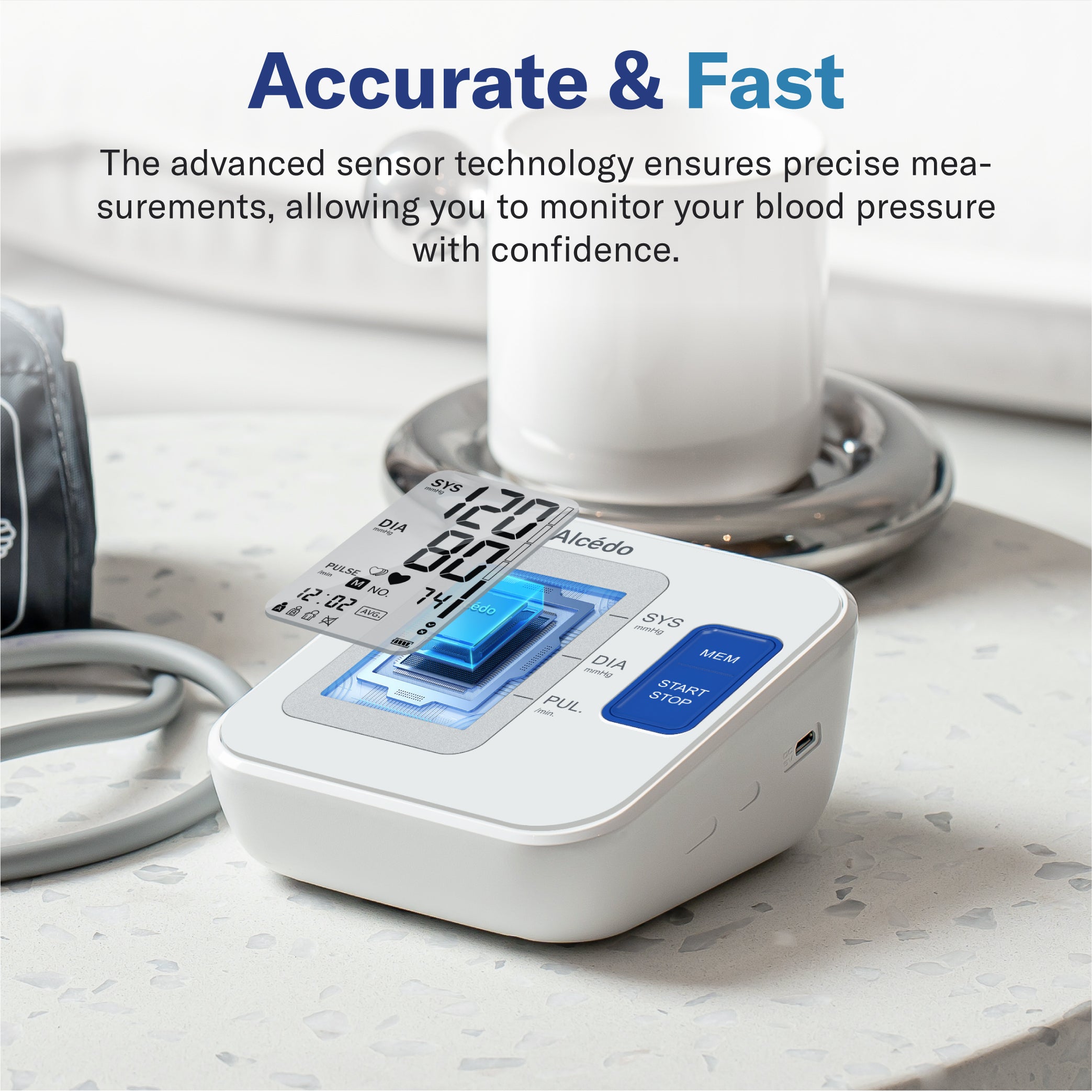 Alcedo Blood Pressure Monitor ABP-B07