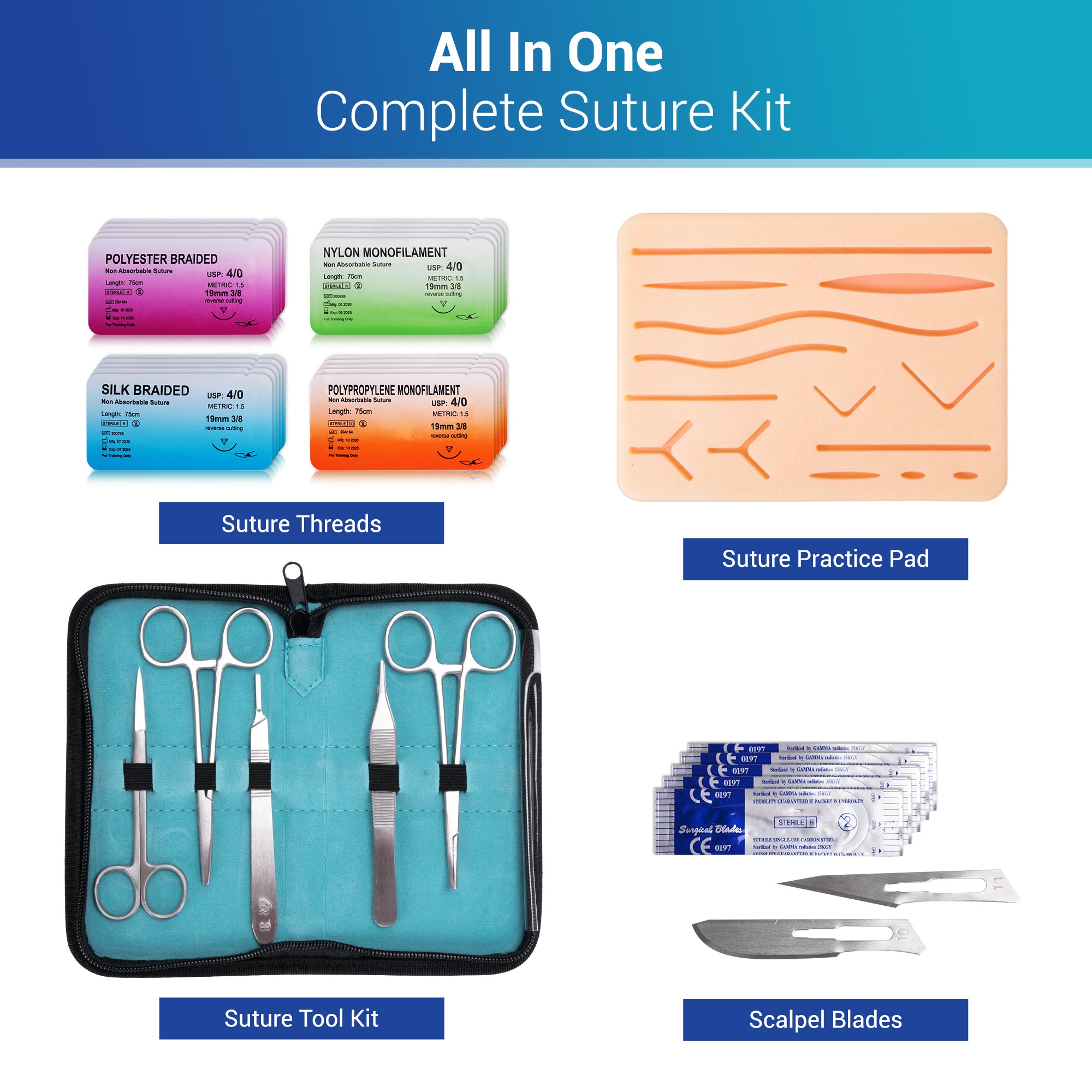 Alcedo Suture Practice Kit  ASK-SP