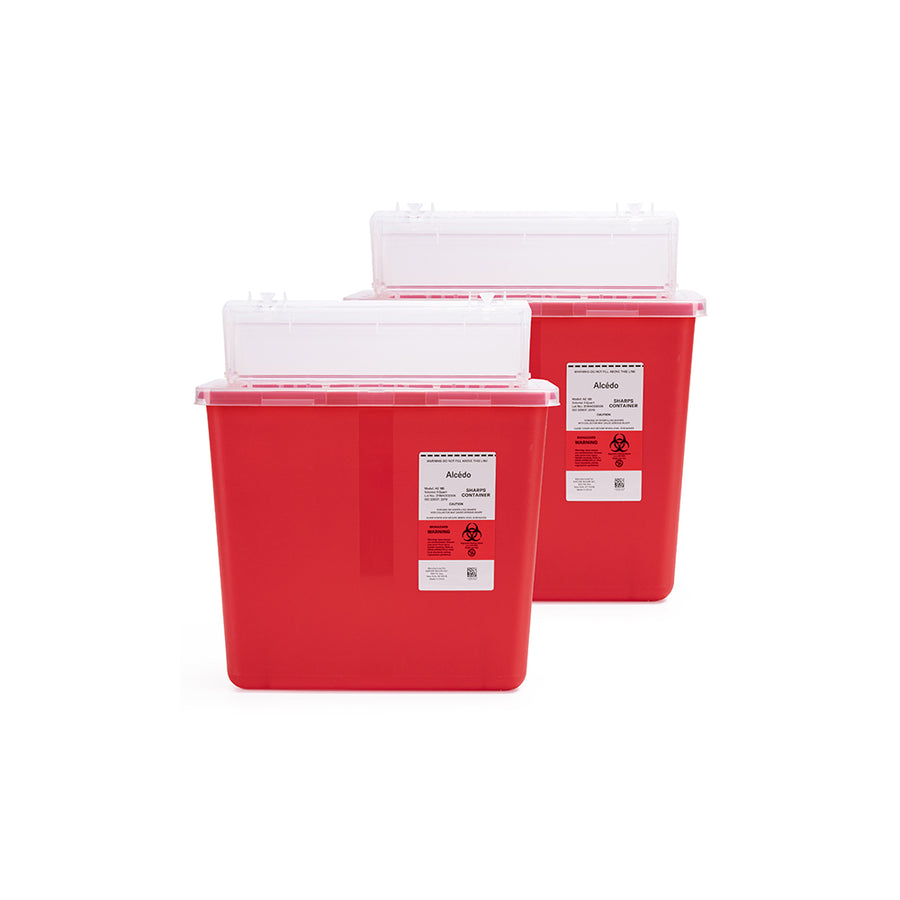 Alcedo Sharps Container 5 Quart (2-Pack) AE185