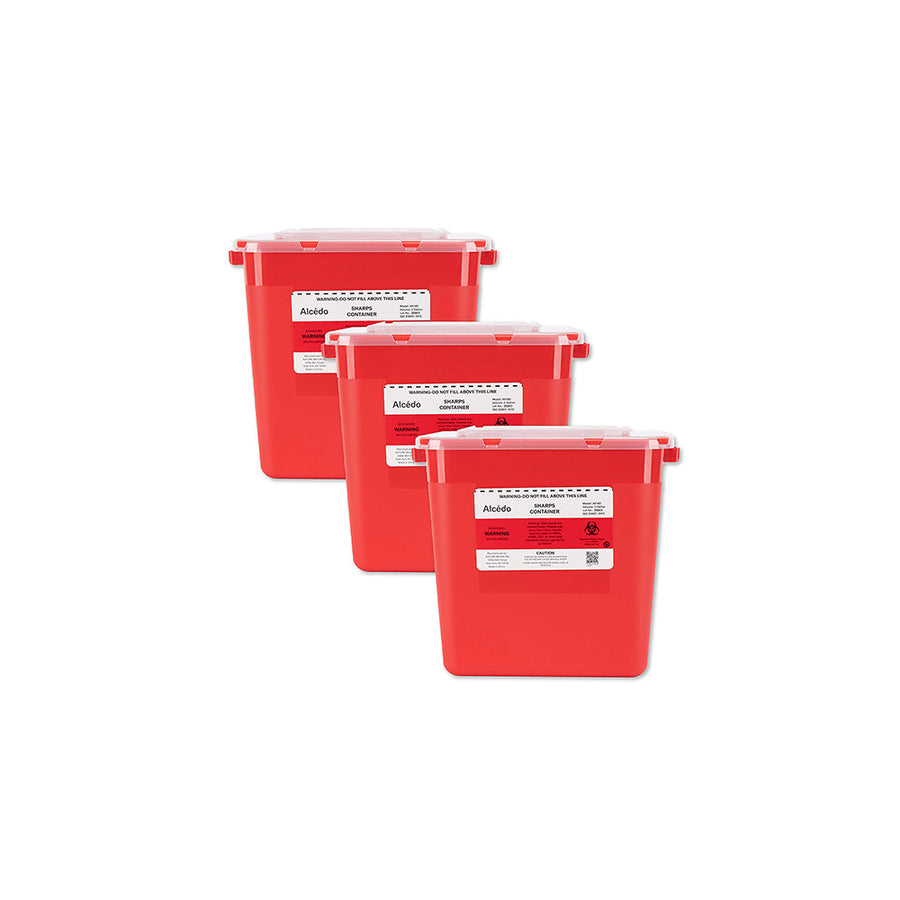 Sharps Container - 2 Gallon - ULINE - Carton of 10 Containers - S-22218